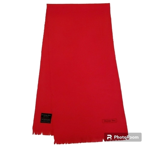 CHRISTIAN DIOR MONSIEUR VINTAGE WOOL SCARF - Picture 1 of 6